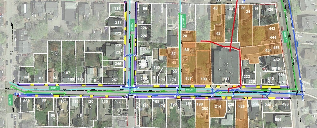 Union Street Construction Map