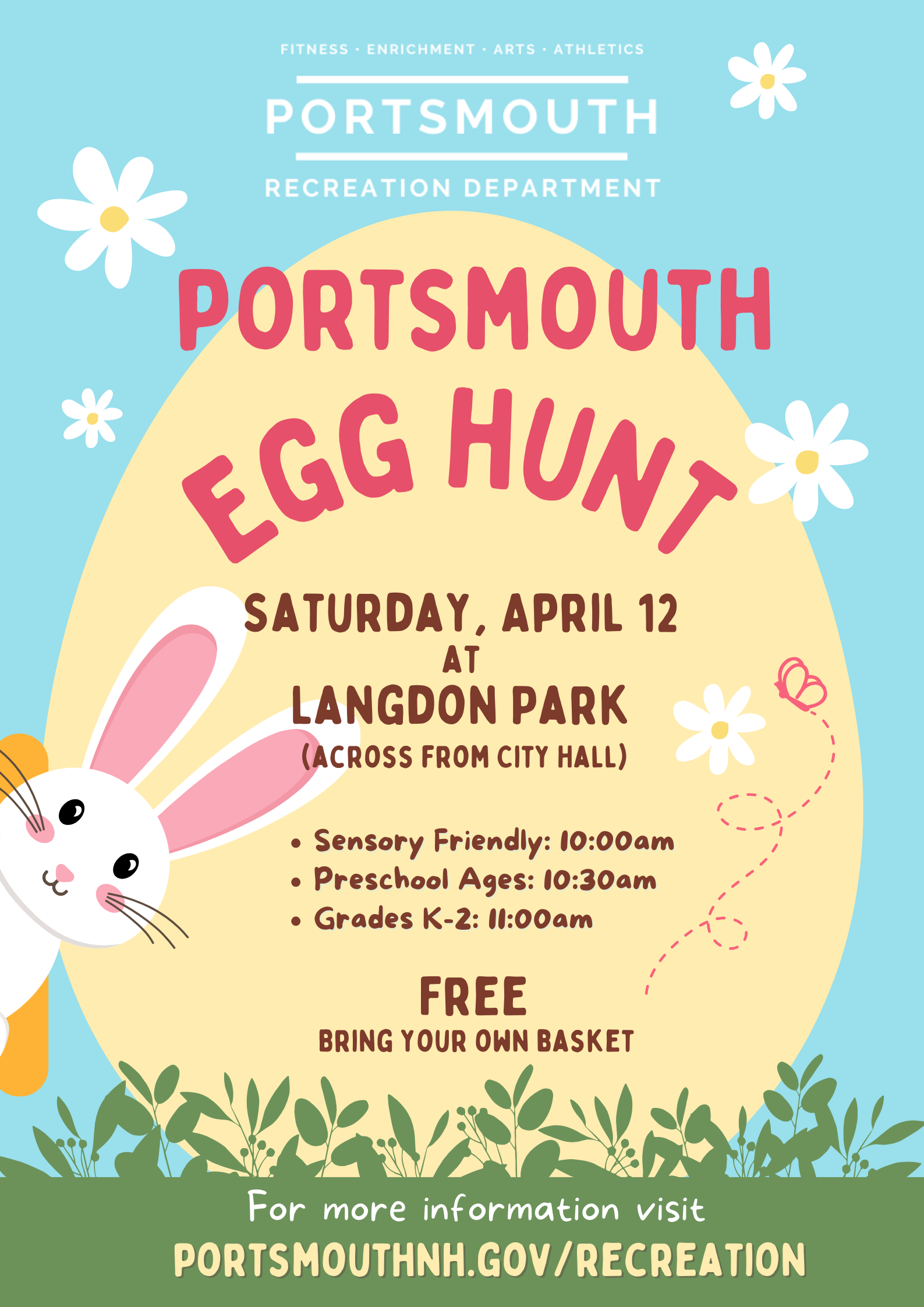 Egg Hunt Flyer 2025