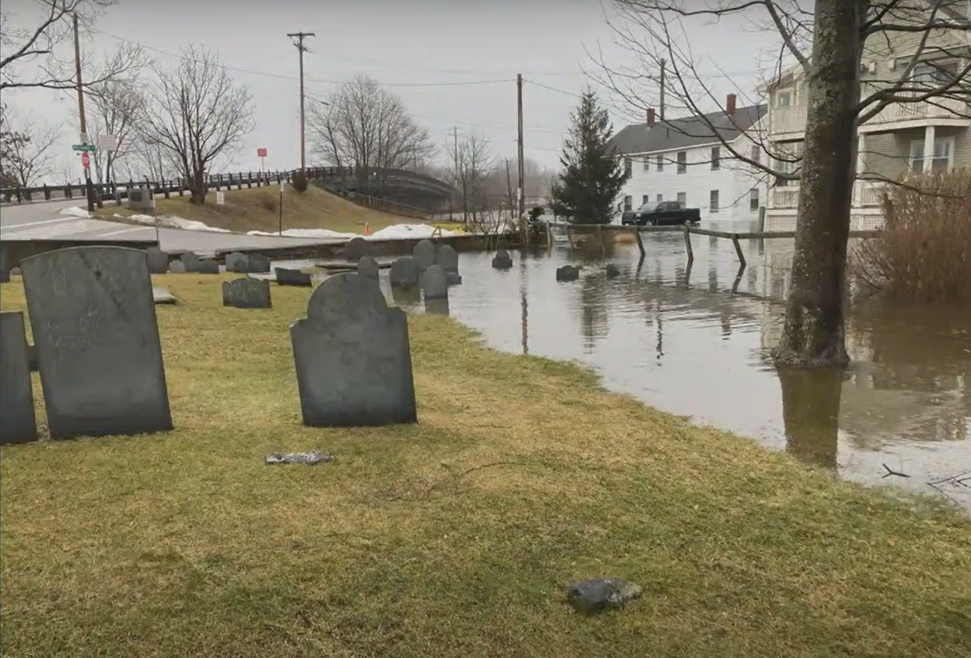 Point of Graves flooding, January 2024.