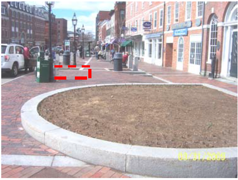 Picture of area in front of 8 Market Street
