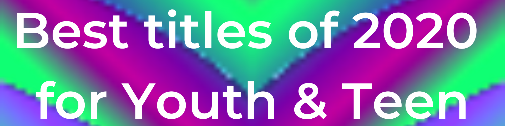Best of 2020 titles - links to booklists