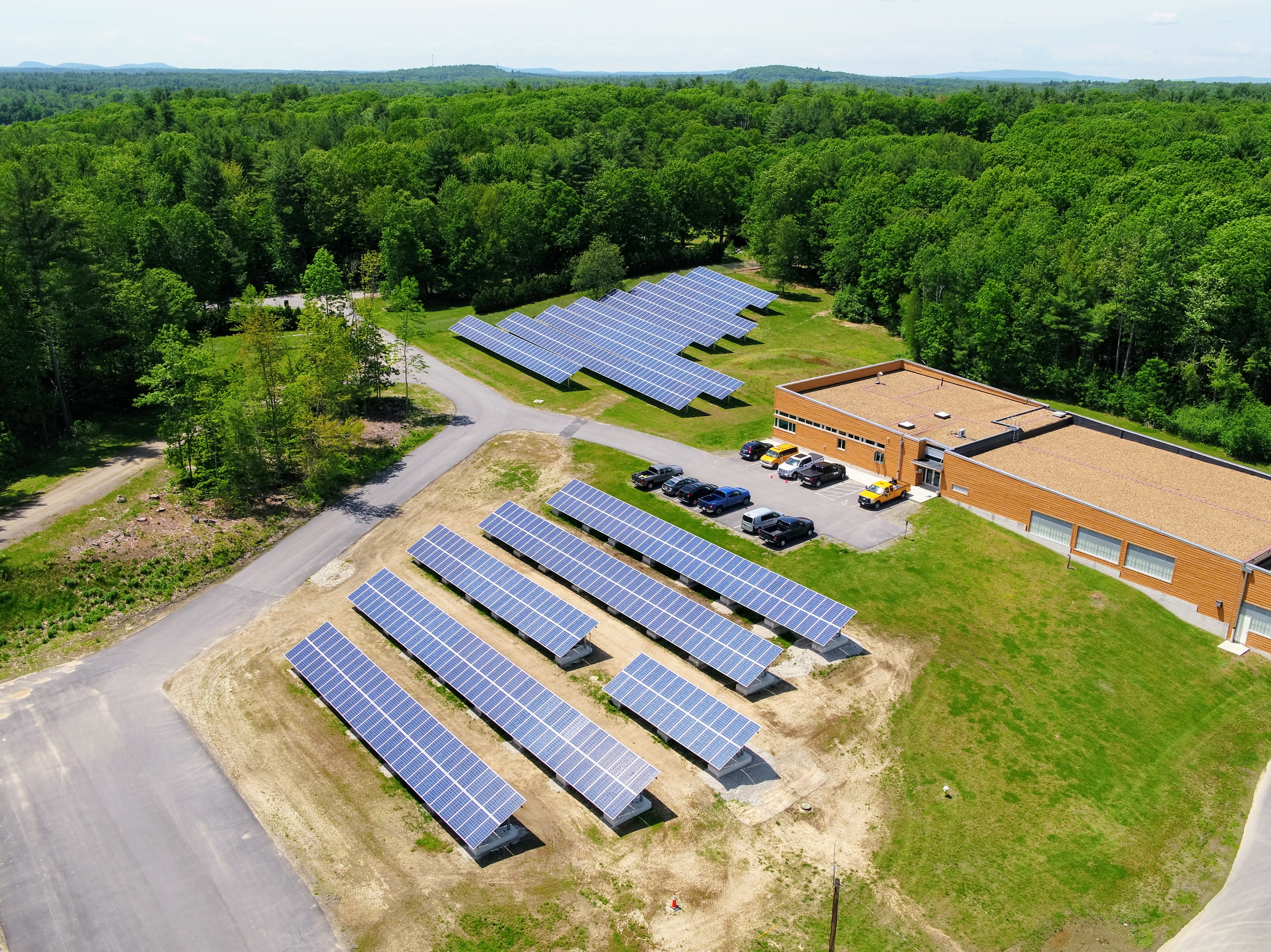 Madbury NH Water Treatment Facility solar array