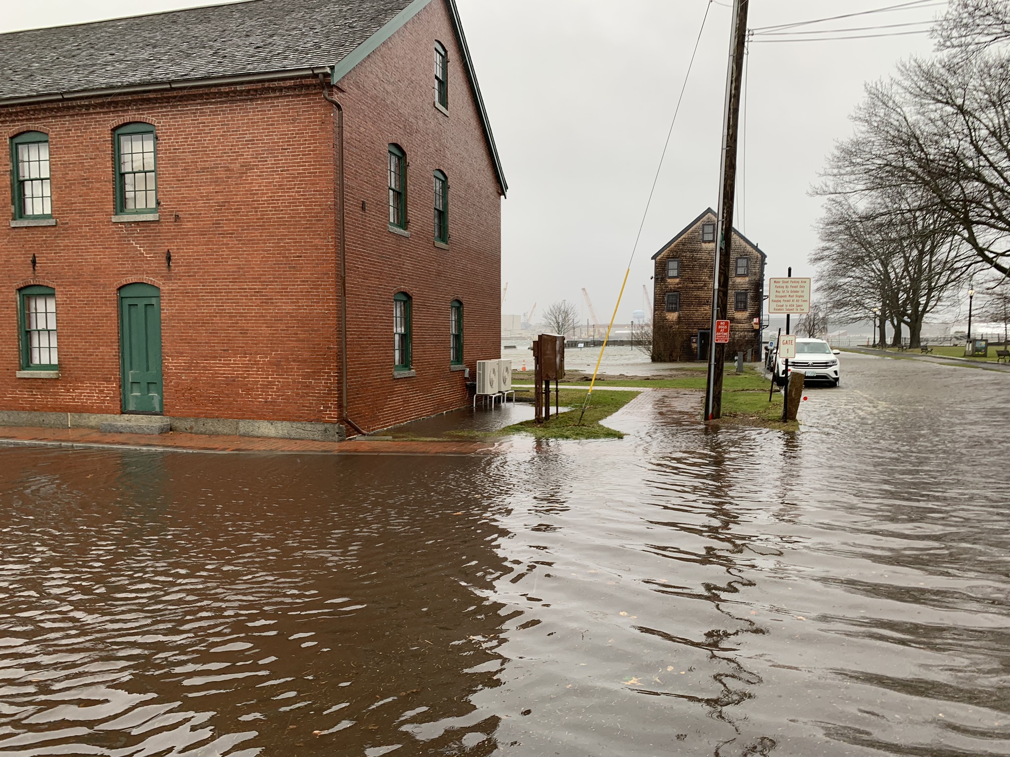Flooding in Prescott Park