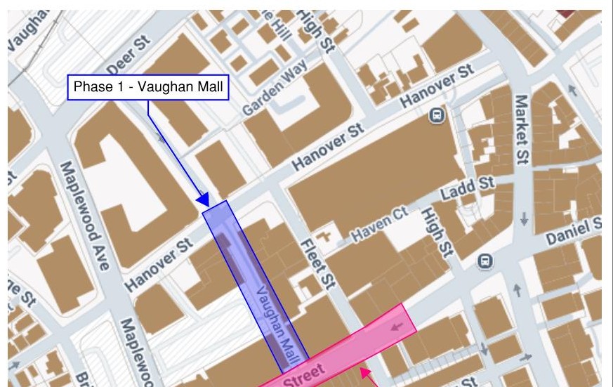Vaughan Mall map
