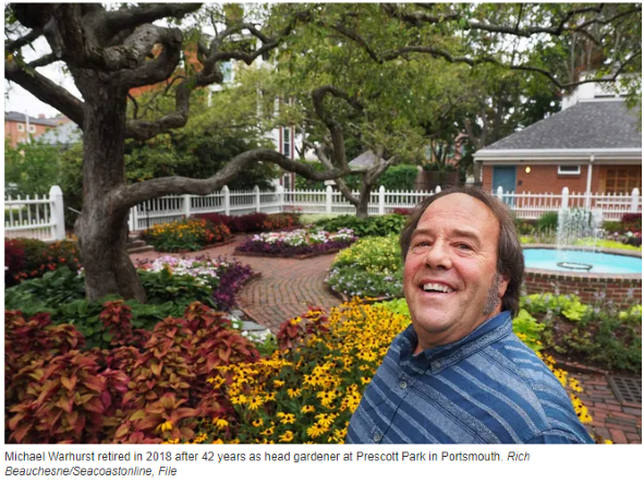 Michael Warhurst, Prescott Park Supervisor 1988-2018