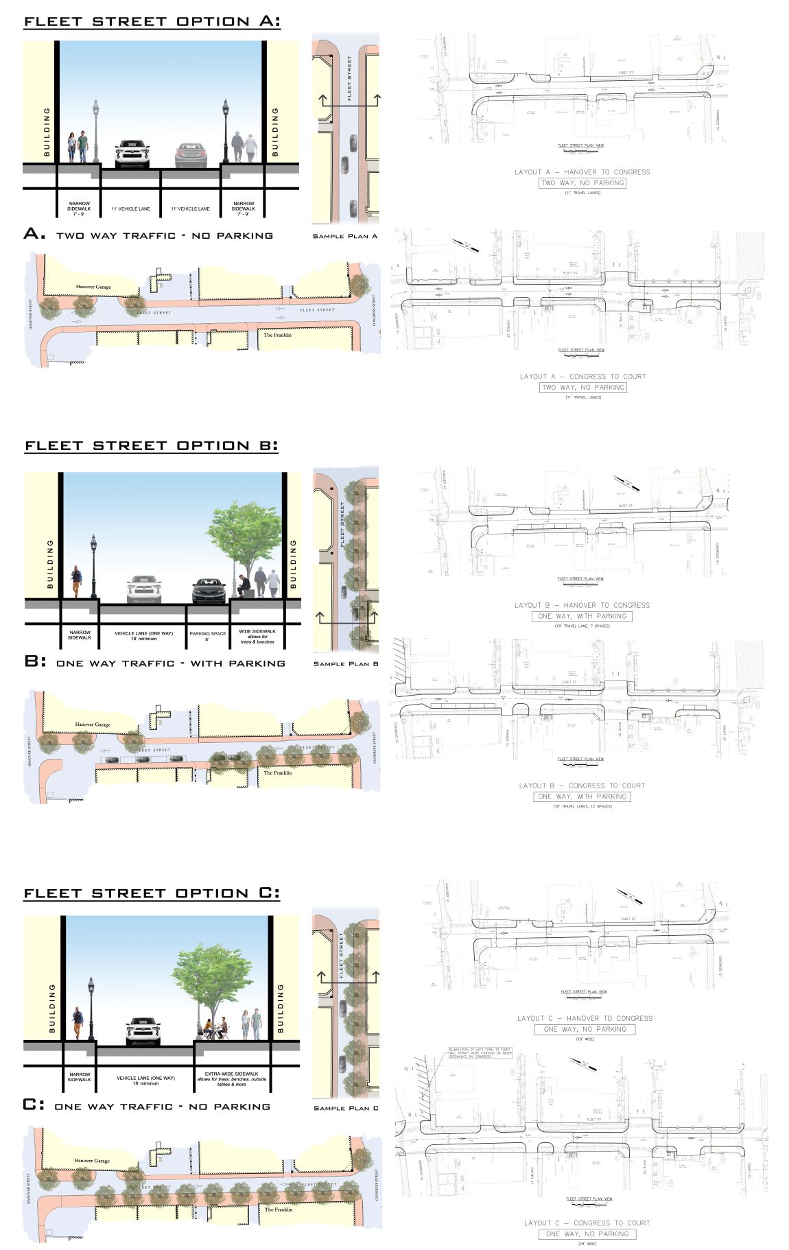Fleet Street Design Options
