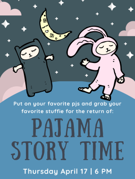 Pajama Story Time -- link to online calendar