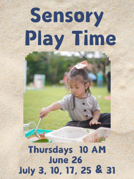 Sensory Play Time -- Link to Online Calendar