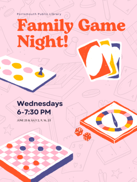 Family Game Night-- Link to Online Calendar