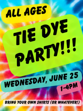Tie Dye Party--Link to Online Calendar