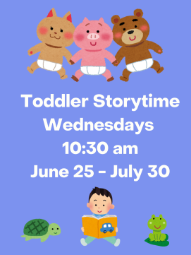 Toddler Storytime-- Link to Online Calendar