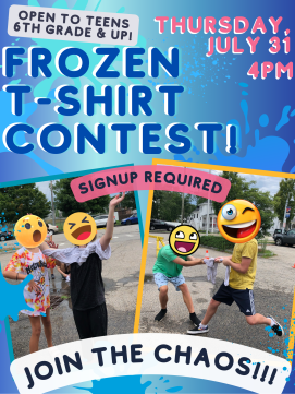 Frozen T-Shrit Contest -- Link to Online Calendar
