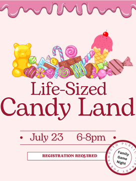 Life-Sized Candy Land -- Link To Online Calendar