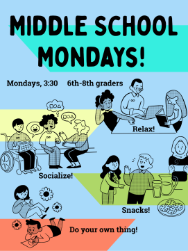 Middle School Monday - link to calendar