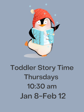 Toddler Storytime -- Link to Online Calendar