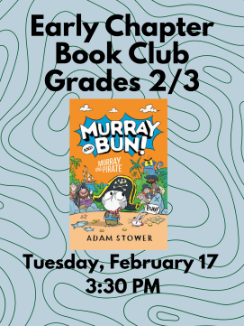 Poster February Book Club Grades 2/3 