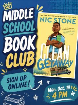 October Middle School Book Club 