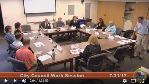 CC Work Session 7/31/17