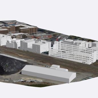 3D Model of Deer Street Streetscape - View 4