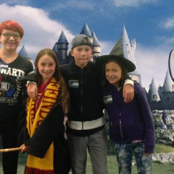 Harry Potter Fans on the Quidditch Pitch