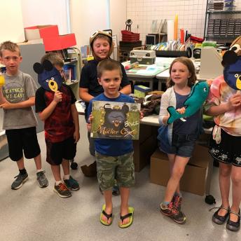 Group of Kids Reading Mother Bruce