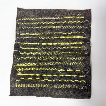 Fancy stitch sampler