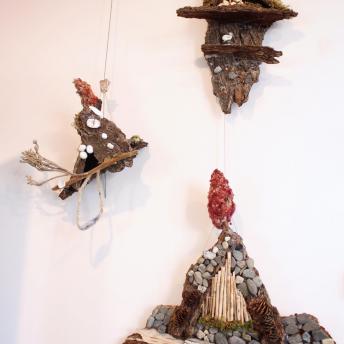 natural material sculptures