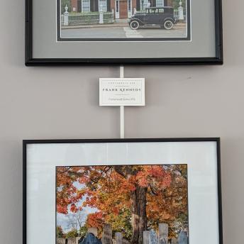 Frank Kennedy - Portsmouth Retro 1931; Debbie Boulanger - North Cemetery in the Fall