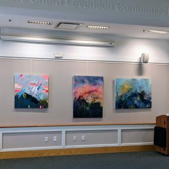 Paintings on Levenson Wall