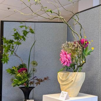 Ikebana in the lobby