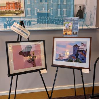 Photos by Bill Moore in the lobby