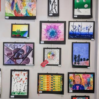 Splash art in Youth Services