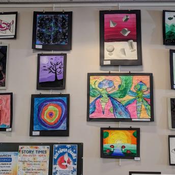 Splash art in Youth Services