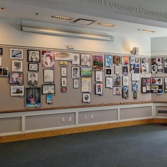 Splash art in the Levenson Room