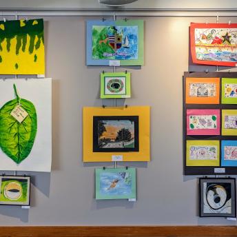Splash art in the Levenson Room