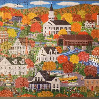 Autumn Town puzzle
