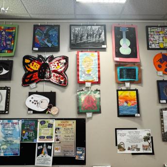 Splash art in Youth Services