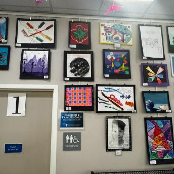 Splash art in Youth Services