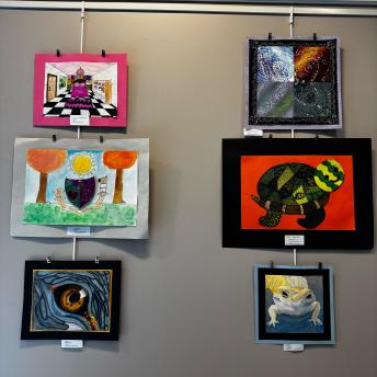 Splash art in the Levenson Room