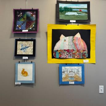 Splash art in the Levenson Room