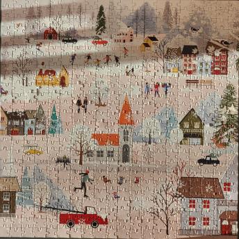 Winter Town Puzzle