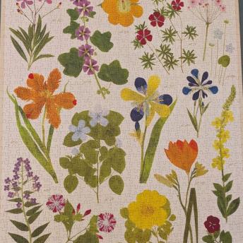 Pressed Flowers Puzzle
