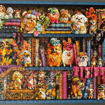 Colorful Dogs Puzzle