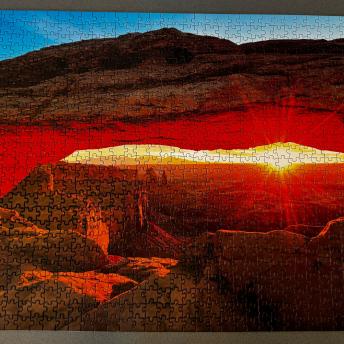 Sunset Mountain Puzzle