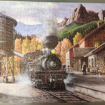Scenic Train Puzzle
