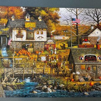 Fall Village Puzzle