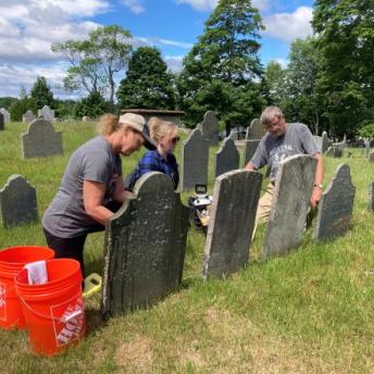North Cemetery Cleaning