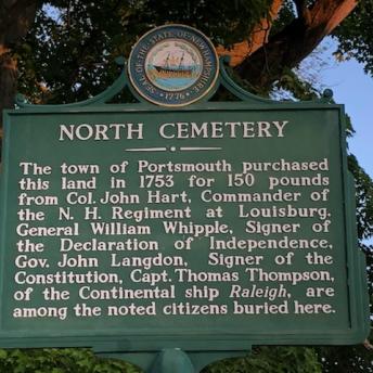 North Cemetery Historical Resources Marker