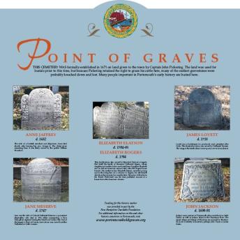 Point of Graves Historical Marker (left)