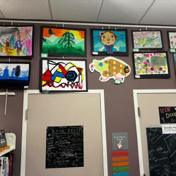 Splash art in Youth Services